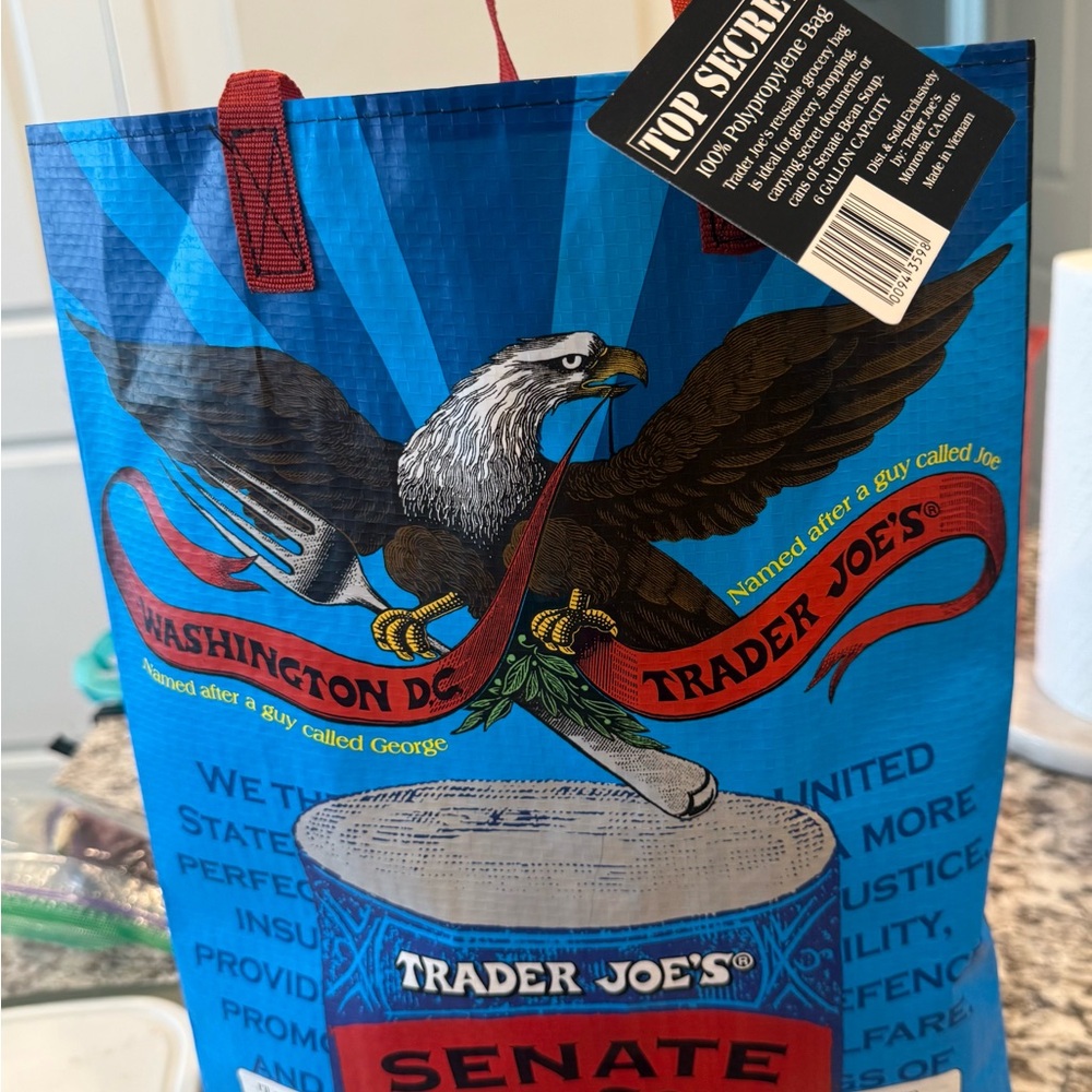 NWT WASHINGTON DC Trader Joe's Tote Bag